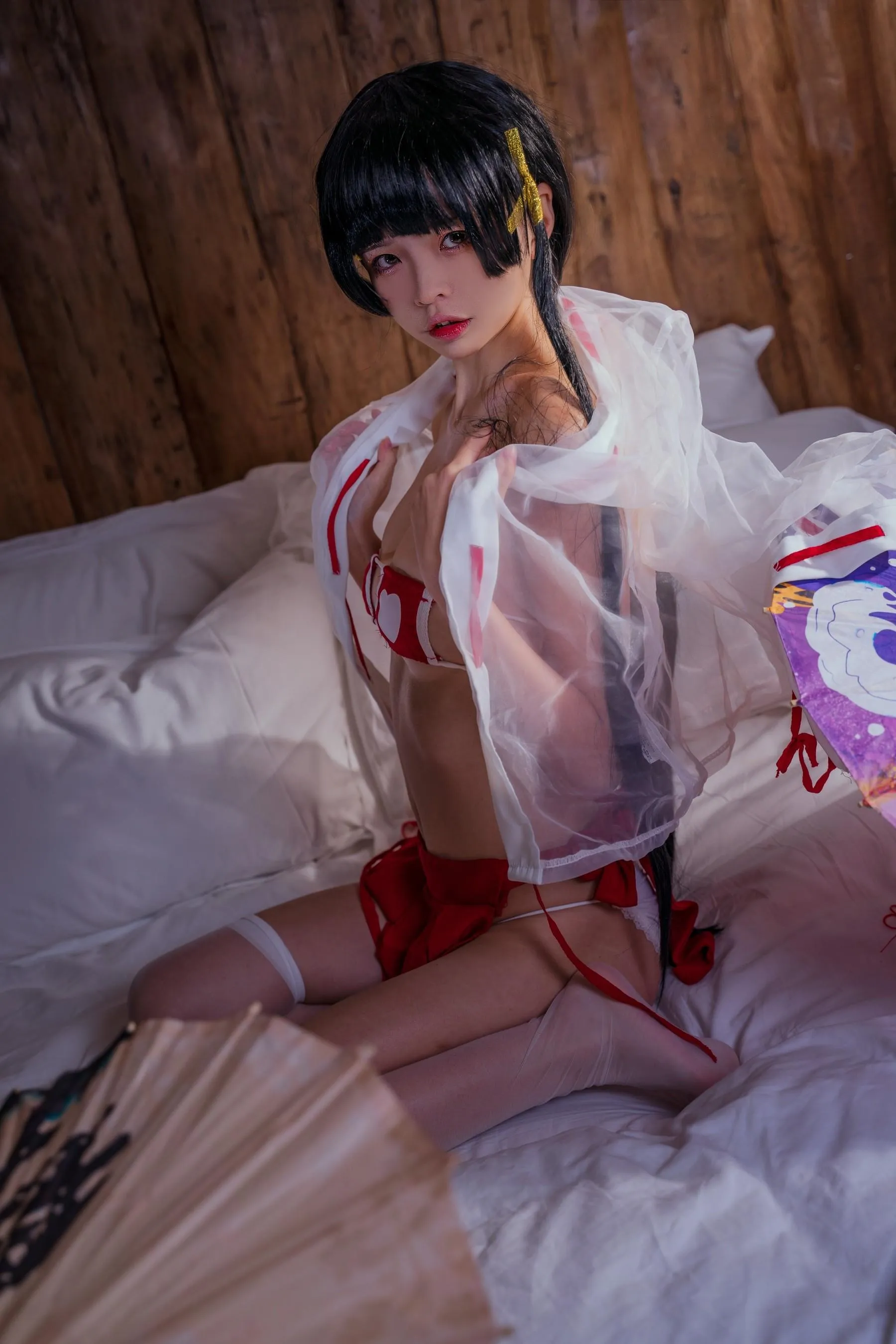 可可老师 – NO.13 温泉巫女 [50P]插图5